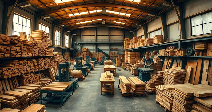 Madeira Industrial: Vantagens, Tipos e Aplicações no Mercado
