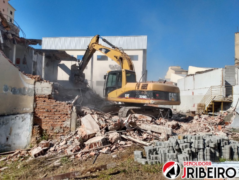 Demolição de Construção Predial Vila Georgina - Demolição de Construção